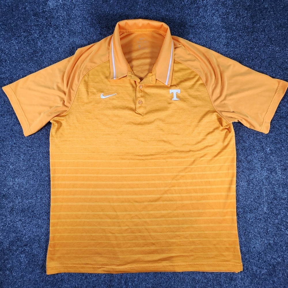 Nike Tennessee‎ Volunteers Polo Shirt Mens XL Orange Dri-FIT BV6626-873 NCAA